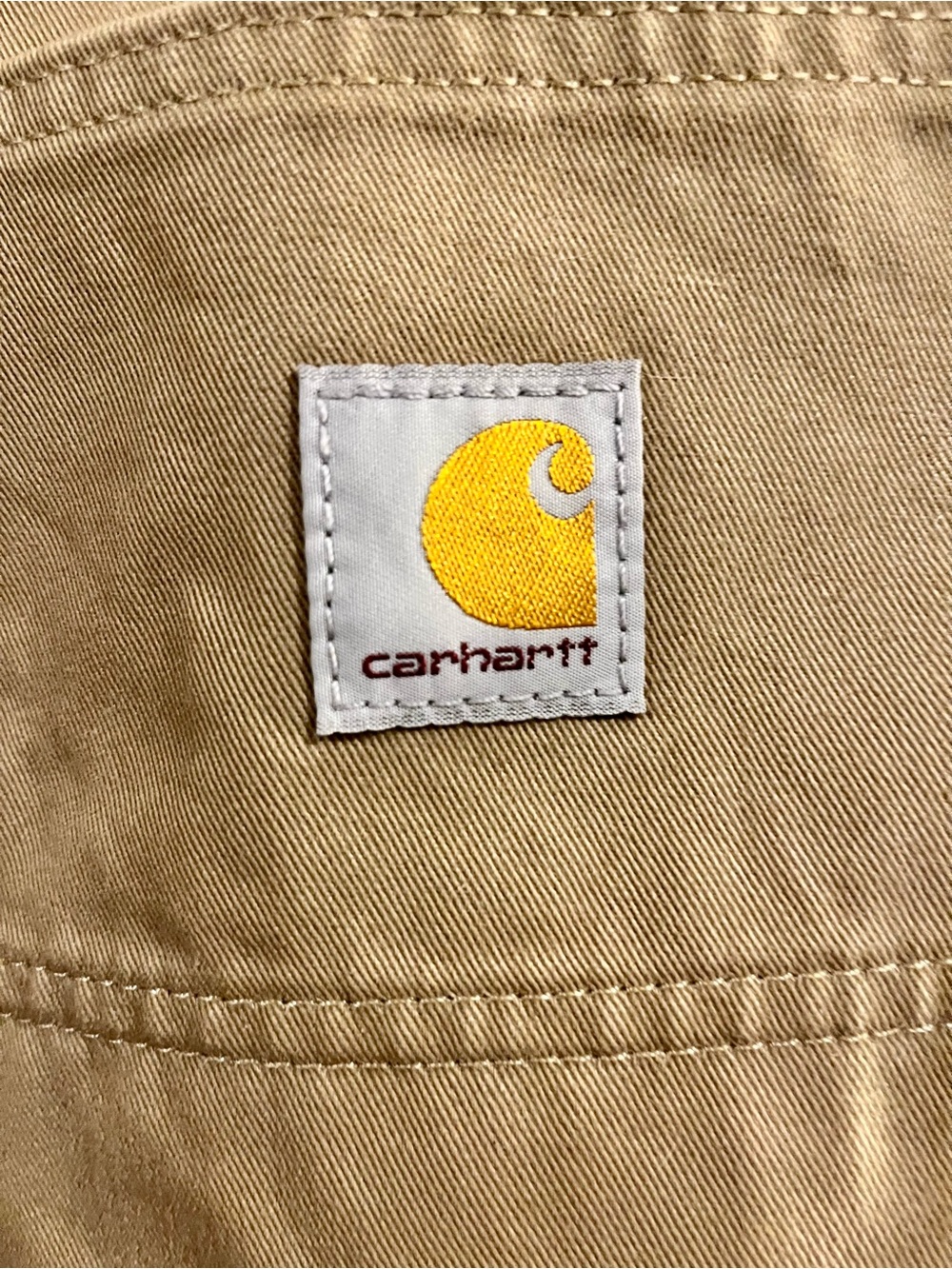 Carhartt Men's Khaki Relaxed Straight Twill Dungaree-New with Tags - Picture 6 of 6